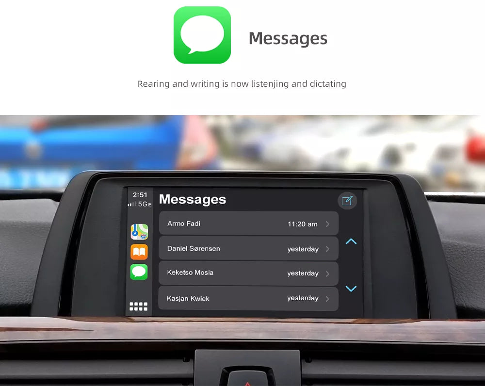 Wireless Apple CarPlay for BMW Android Auto Decoder Box NBT CIC EVO - Pluscenter
